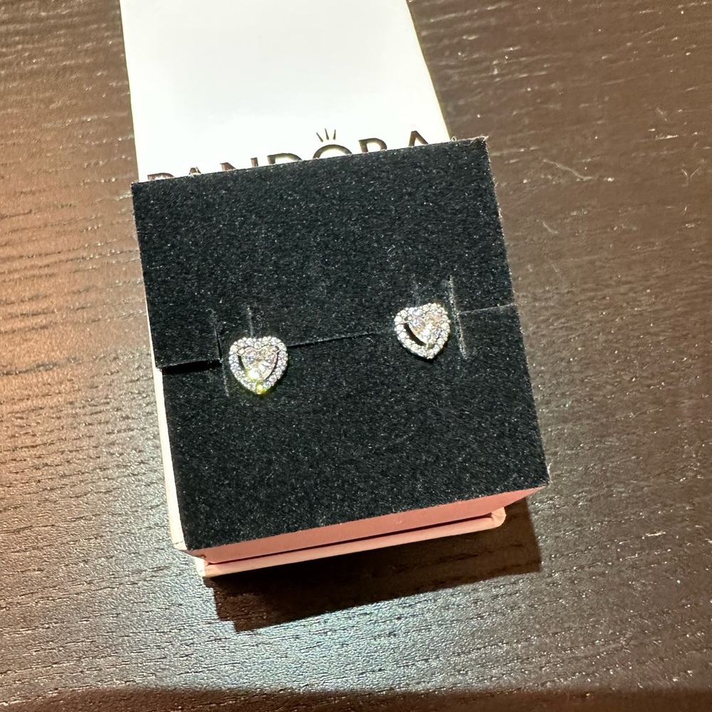 Pandora Elevated Heart Earring
